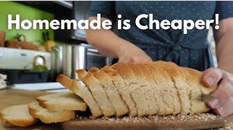 YouTube post by @threerivershomestead for Azure Standard. Caption reads: Stop Buying These ~ Homemade vs Store-Bought Cost....