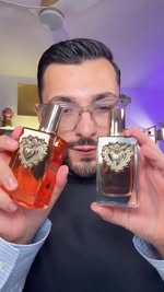 Instagram post by an influencer for Dolce&Gabbana Beauty. Caption reads: So @dolcegabbana has a gourmand fragrance?! Now....