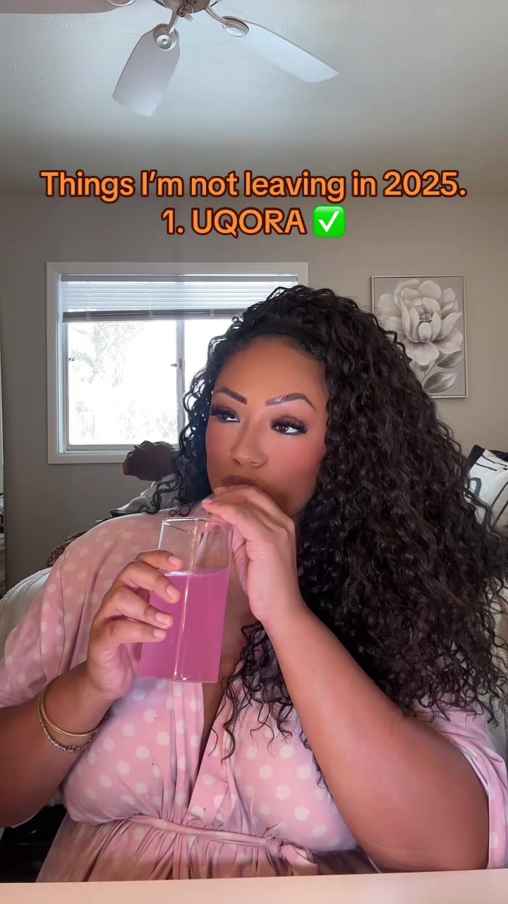 TikTok post by @candisoakley for Uqora. Caption reads: HAS to come!!!! #uqora #uti #urinarytracthealth....