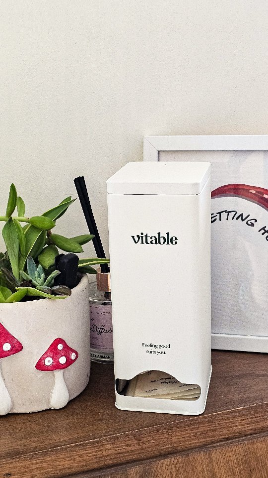 Instagram post by @tsveats for Vitable. Caption reads: [...] right? But it doesn’t have to be!....