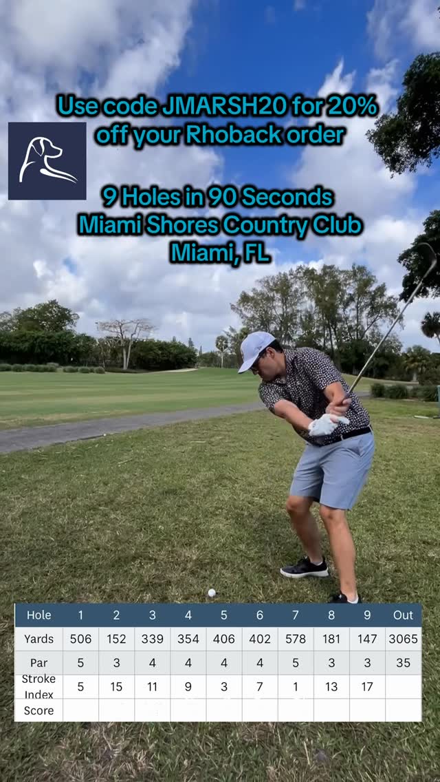 Instagram post by @jakemarsh18 for RHOBACK. Caption reads: [...] Miami Shores in Miami, FL. Presented by....