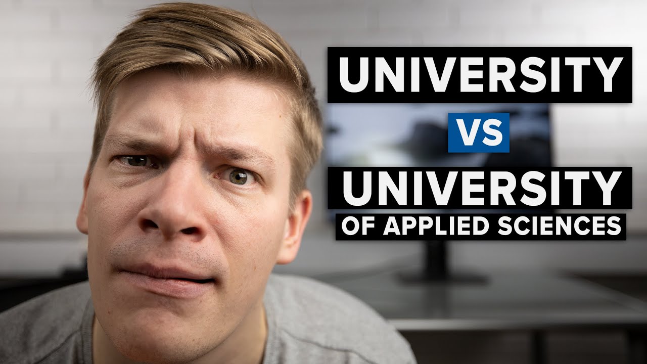 YouTube post by @RoadtoFinnish for Aarni. Caption reads: University vs University of Applied Sciences –....