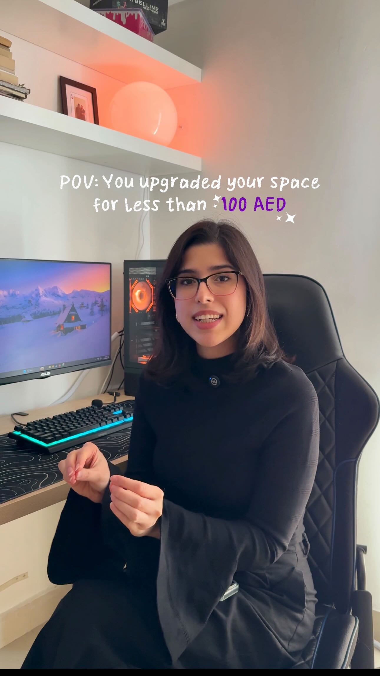 Instagram post by @noorulaiin for Amazon AE. Caption reads: Amazon Bazaar’s #10:10 Sale is here with 70% off....