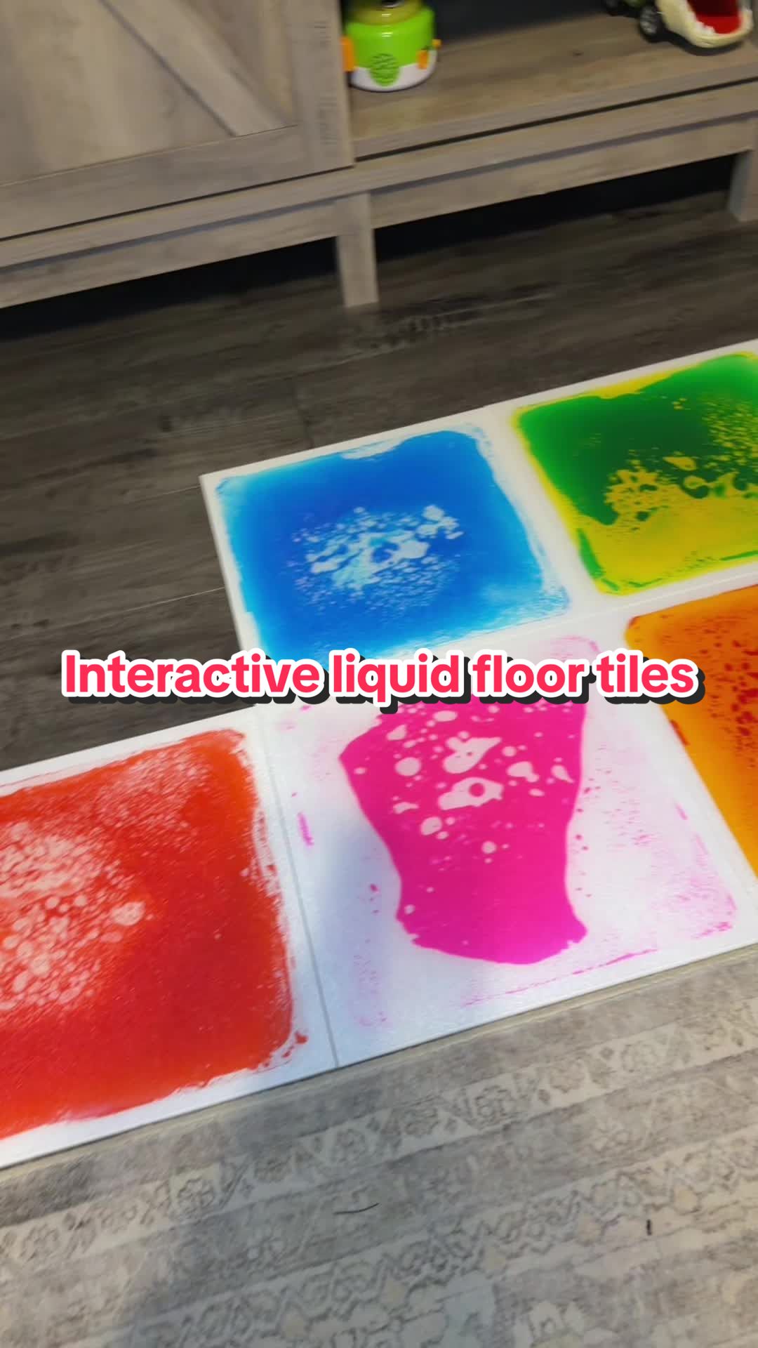TikTok post by @manabanana23 for Special Supplies. Caption reads: @Special Supplies #liquidmotion #interective #play....