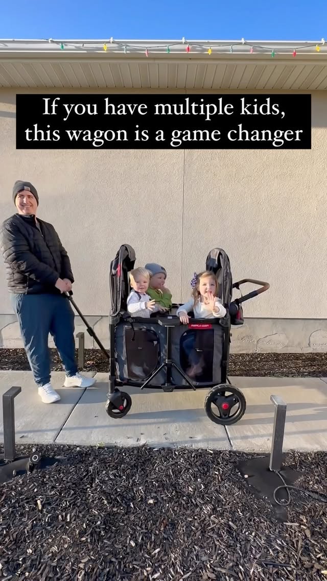 Instagram post by @toystorydad for Radio Flyer. Caption reads: 🎁On the 9th day of Holiday Gifting @radioflyerinc....