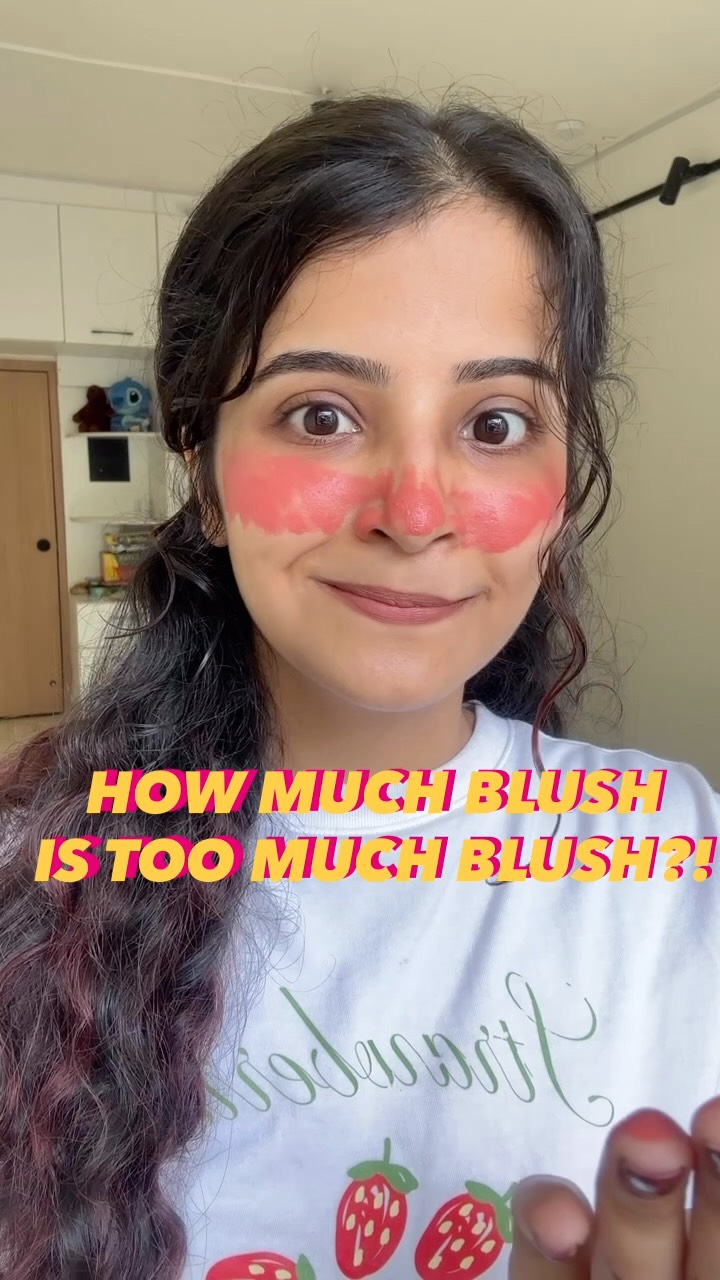 Instagram post by @nanijinamaste for Craze. Caption reads: [...] got blush blindness, only @swissbeautycraze....