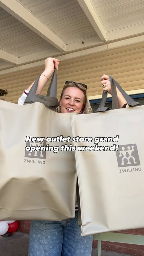 Instagram post by @bostonwithemily for Zwilling. Caption reads: Extra Savings this weekend only!! ZWILLING is....