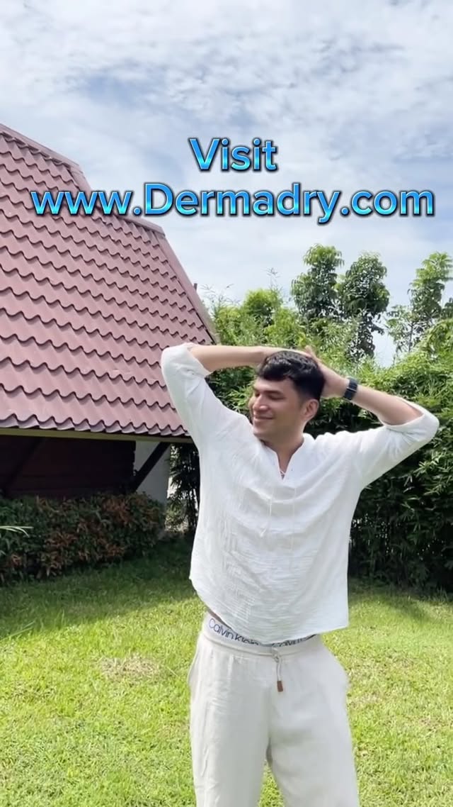 Instagram post by @sphenzer for Dermadry. Caption reads: [...] Check this video to see the answer. The....