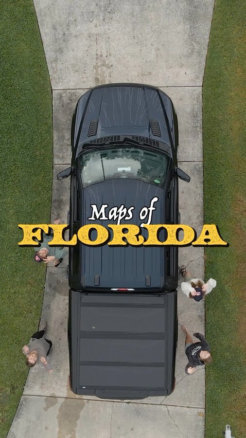 Instagram post by @rivershedrick for Liquid Force. Caption reads: Welcome to Maps of Florida 🌴. For the past 3....