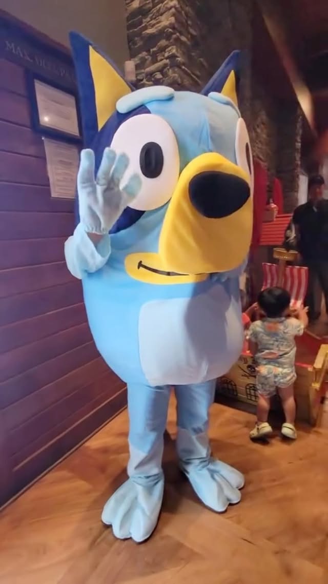 Instagram post by @cyn2city for Segerstrom Center for the Arts. Caption reads: Taking my nephews to watch Bluey at Segerstrom was....