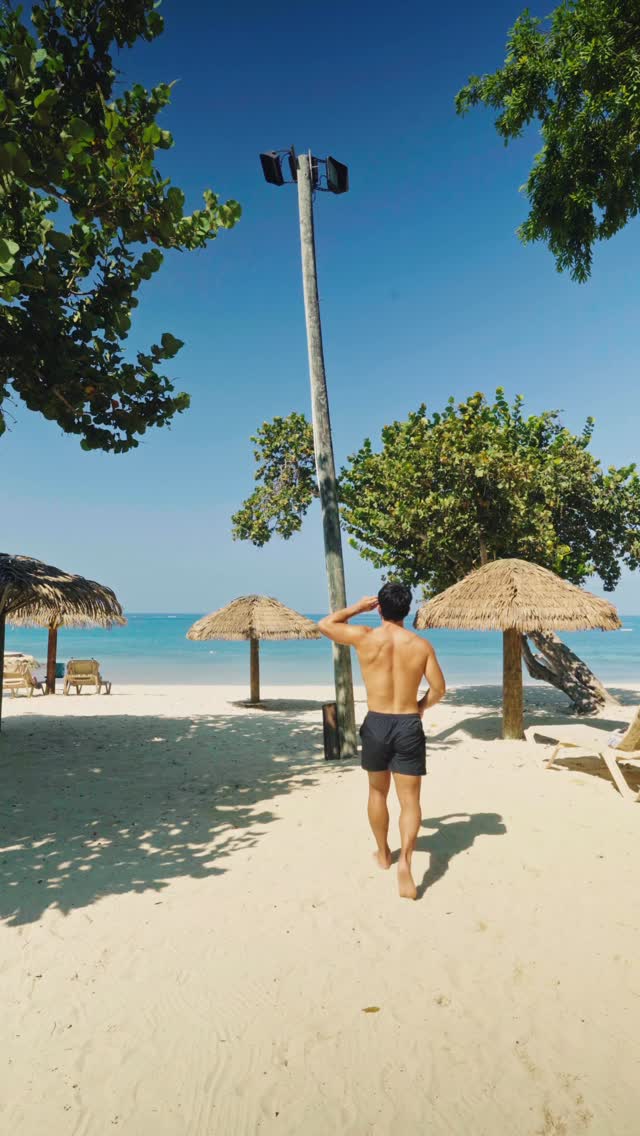 Instagram post by @fitbylalo for Sandals Resorts. Caption reads: Jamaica Diaries done right at Sandals South Coast....