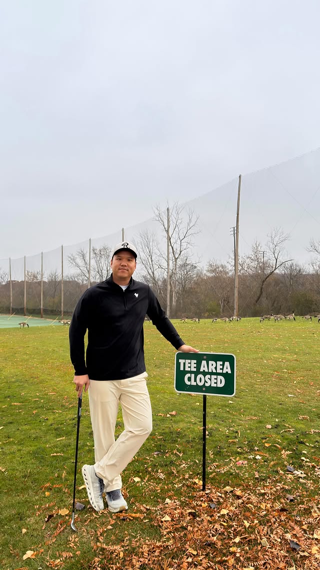 Instagram post by @rati_golf for Badbirdiegolf. Caption reads: Q-zip season @badbirdiegolf 

#badbirdiepartner.