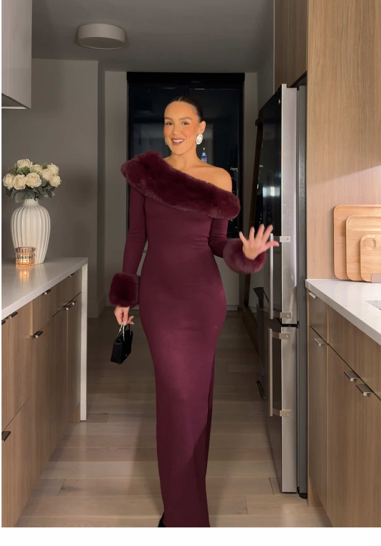 TikTok post by @emmaroselegerr for Meshki. Caption reads: Just call me Martha May Whovier 🎄 @Meshki....