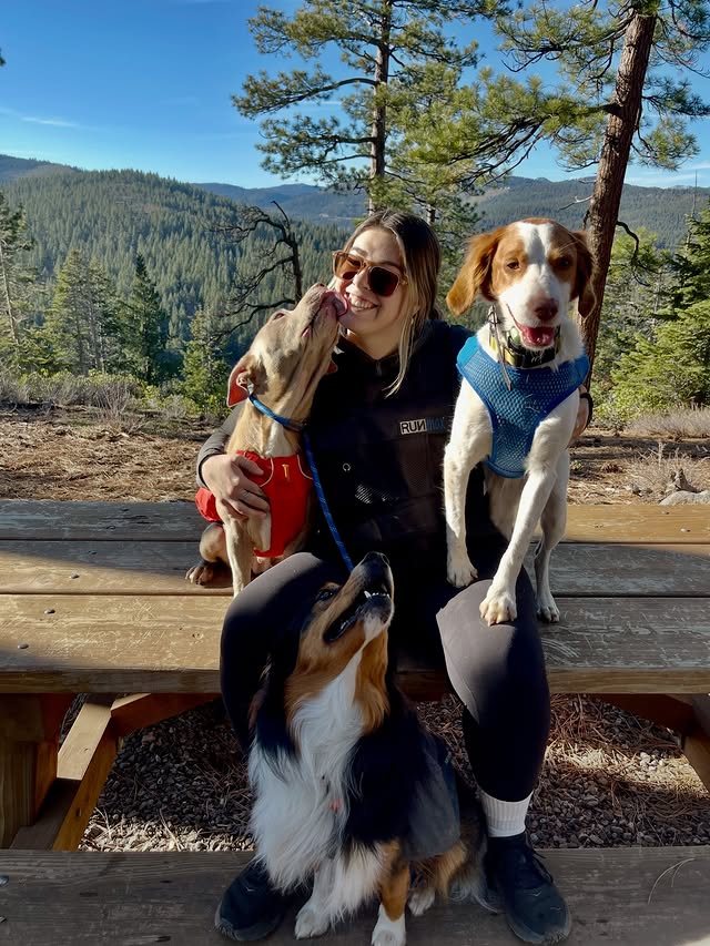 Instagram post by @out.for.a.ripp for Ruffwear. Caption reads: [...] we pack options. 🐾✨ Partnering with....