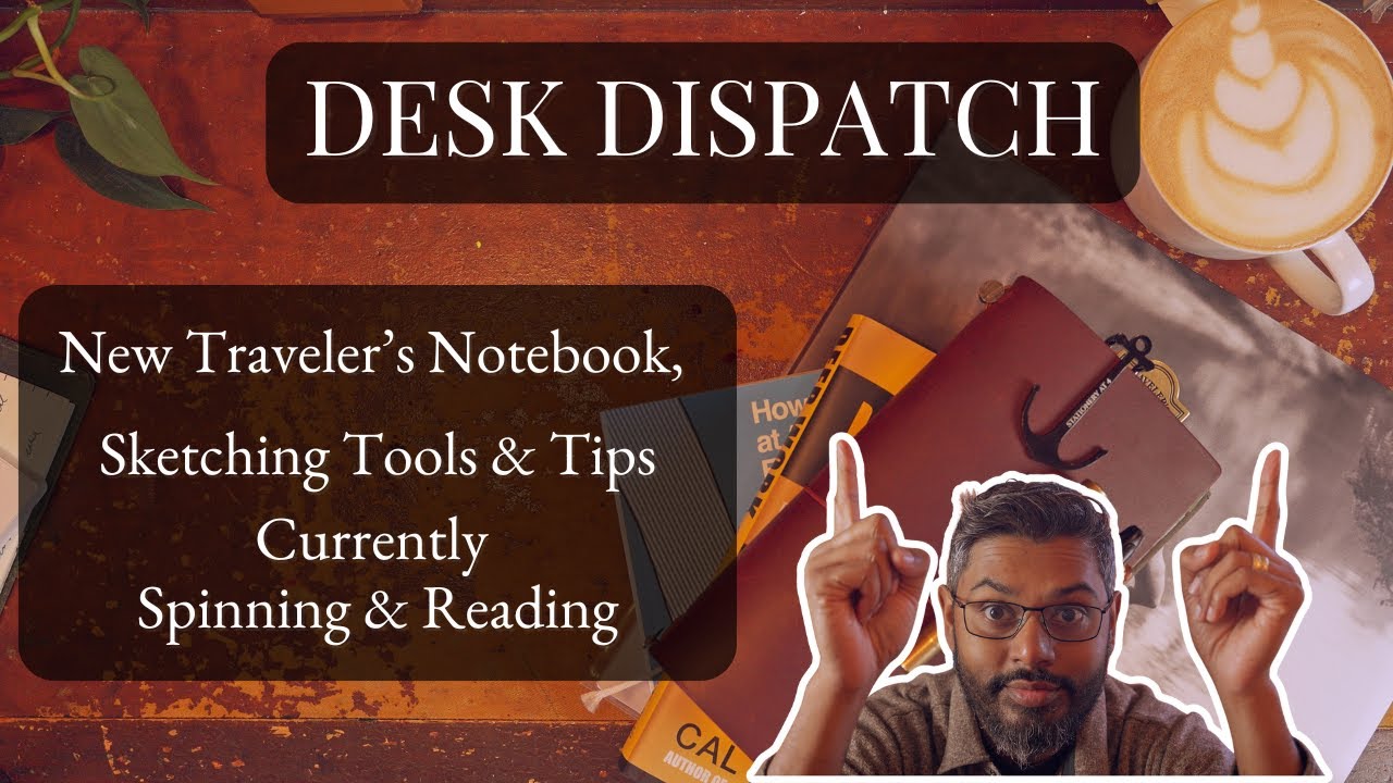 YouTube post by @StationeryAt4 for Lochby. Caption reads: New Traveler's Notebook, Sketching Tools & Tips,....