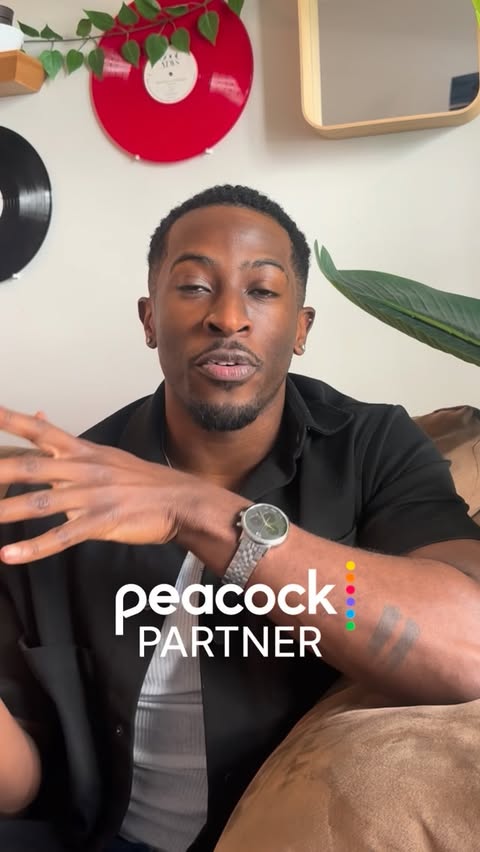 Instagram post by @isaiahxavier for Peacock. Caption reads: #PeacockPartner Legendary February is officially....