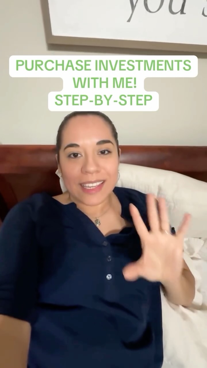 Instagram post by @lizbettalksmoney for Fidelity Investments. Caption reads: Total time spent transferring and purchasing....