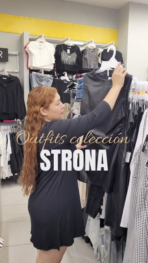 Instagram post by @izadediosmakeup for Coppel. Caption reads: Outfits de Strona 🤩✨️ que encuentras en @coppel....