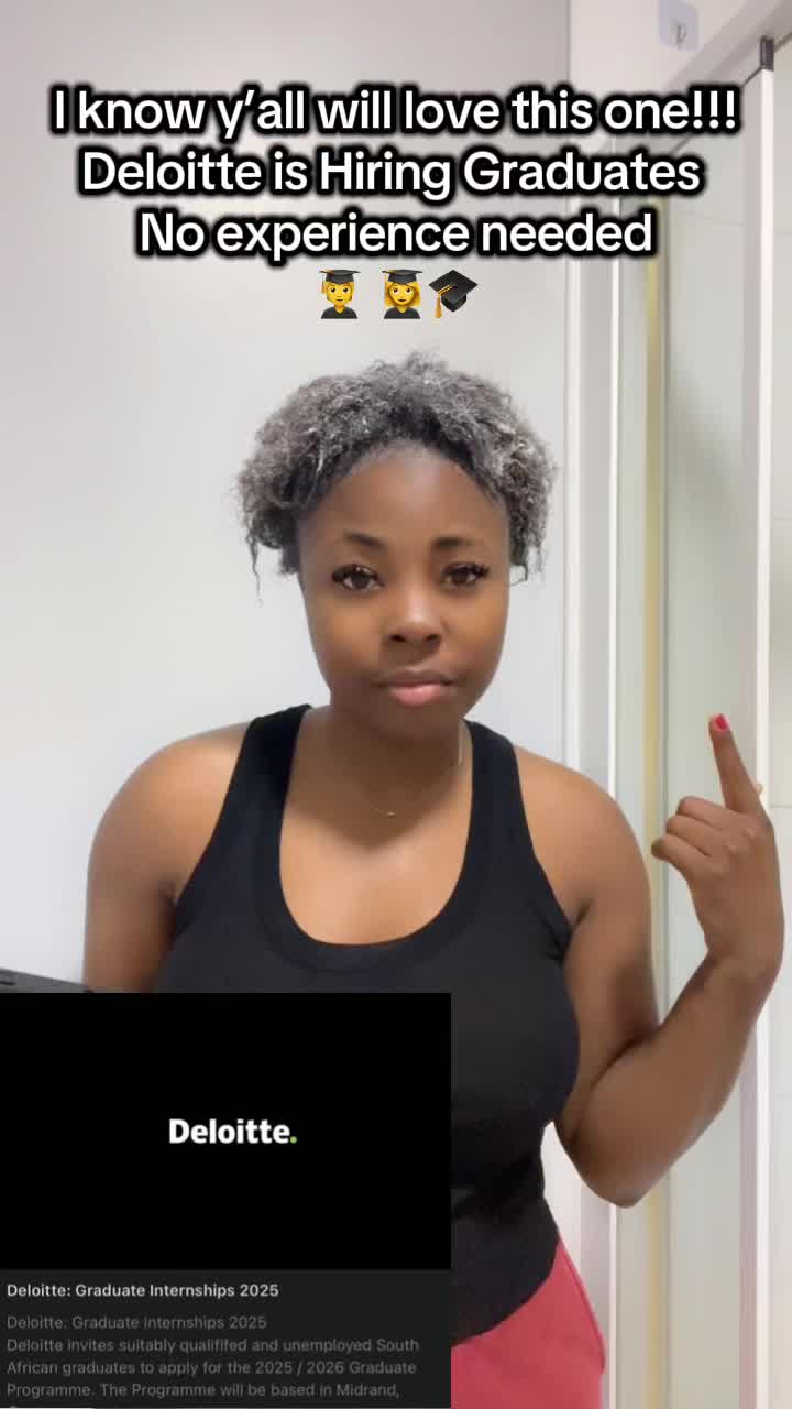 TikTok post by @__deelaah for Cantu Beauty. Caption reads: No experience needed, But be a Graduate.🧑‍🎓....