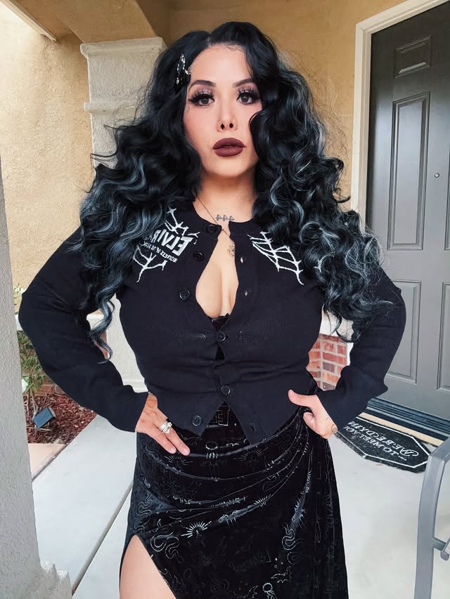 Instagram post by @wildassbihh for KILLSTAR. Caption reads: [...] school pick up outfit courtesy of @killstar....