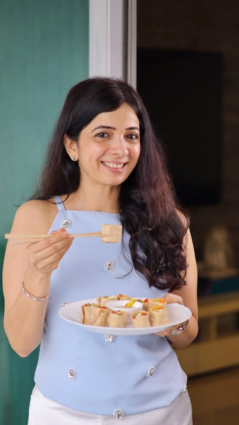 Instagram post by @nutritionist_poojabohra for Fortune Foods. Caption reads: [...] Multigrains! #Ad #GoodGutFeeling....