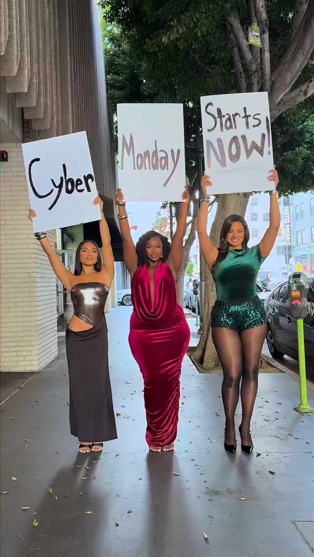Instagram post by @fashionnovacurve for Fashion Nova. Caption reads: Don't miss out on the looks you've been waiting....