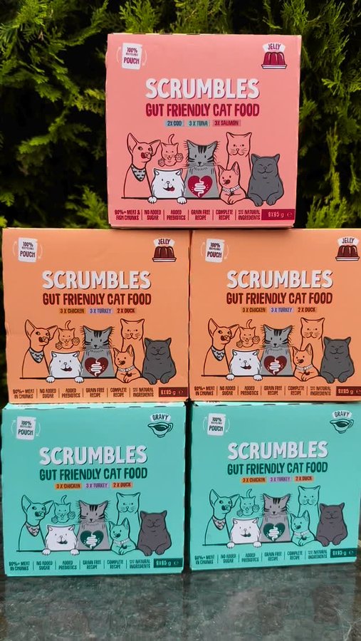 Instagram post by @the_ginger_tom for Scrumbles. Caption reads: We have busted the case and it’s brand new cat....