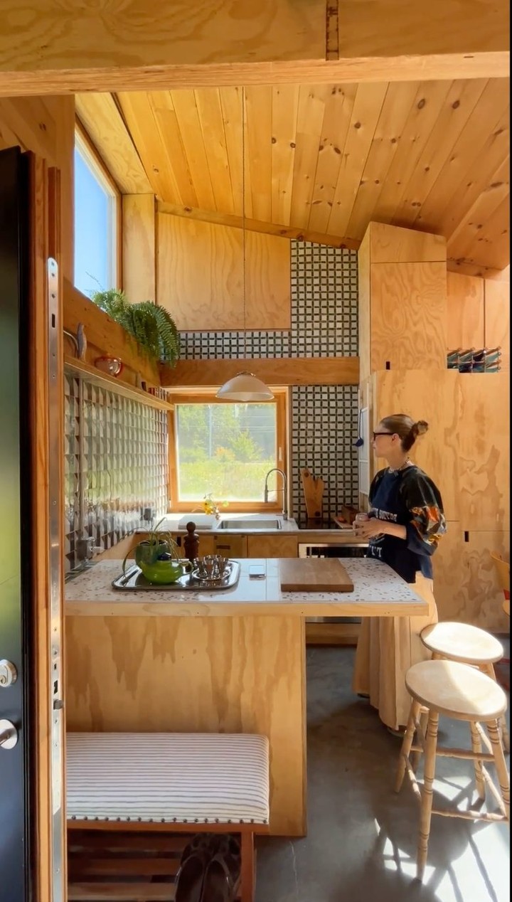 Instagram post by @christenebarberich for House Beautiful. Caption reads: Today on HB Personal Space, we step inside writer....