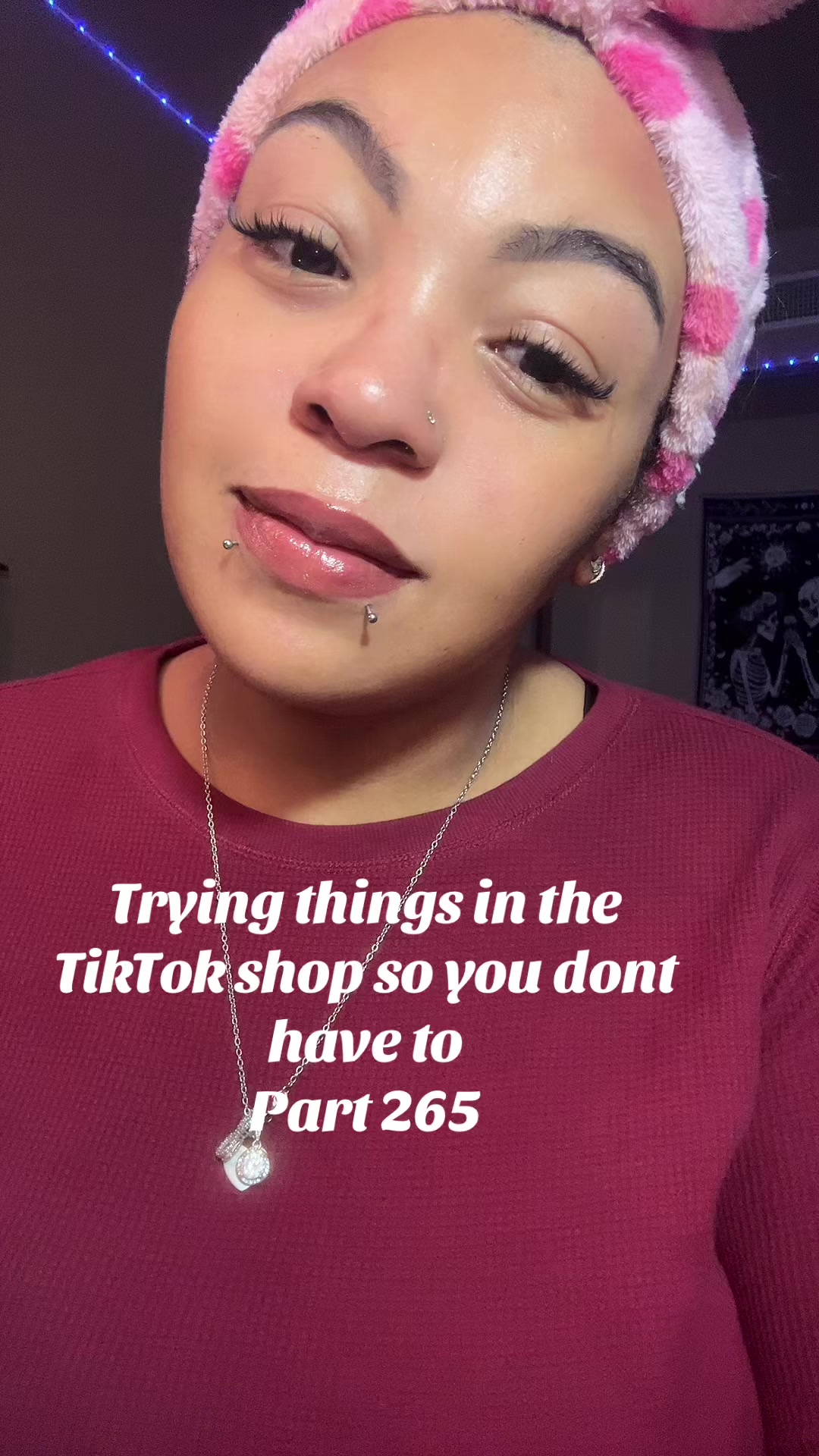 TikTok post by @lauramarie2337 for Eight Saints Skincare. Caption reads: [...] know my passion about peptides. @Eight....