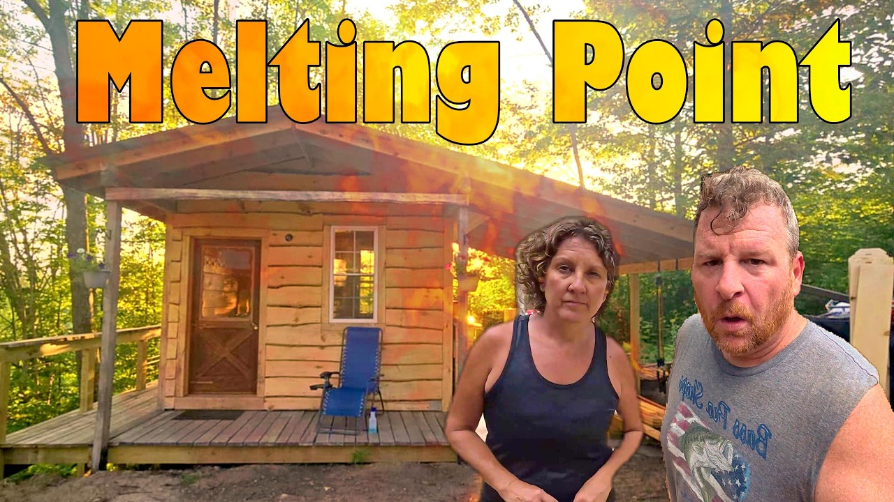 YouTube post by @OffgridwithJayandJen for Eufy. Caption reads: Endless Heat Wave?  It's Too Hot to Handle – DIY....