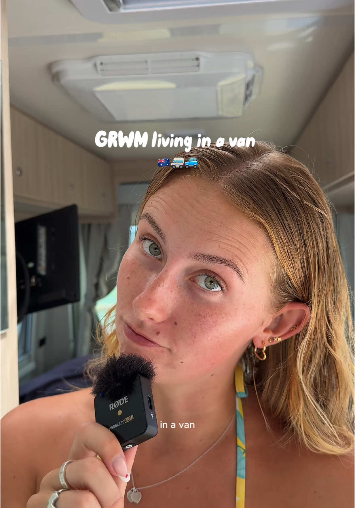 TikTok post by @emilyascari for Breeze Balm. Caption reads: [...] when I was travelling the West Coast @Breeze....