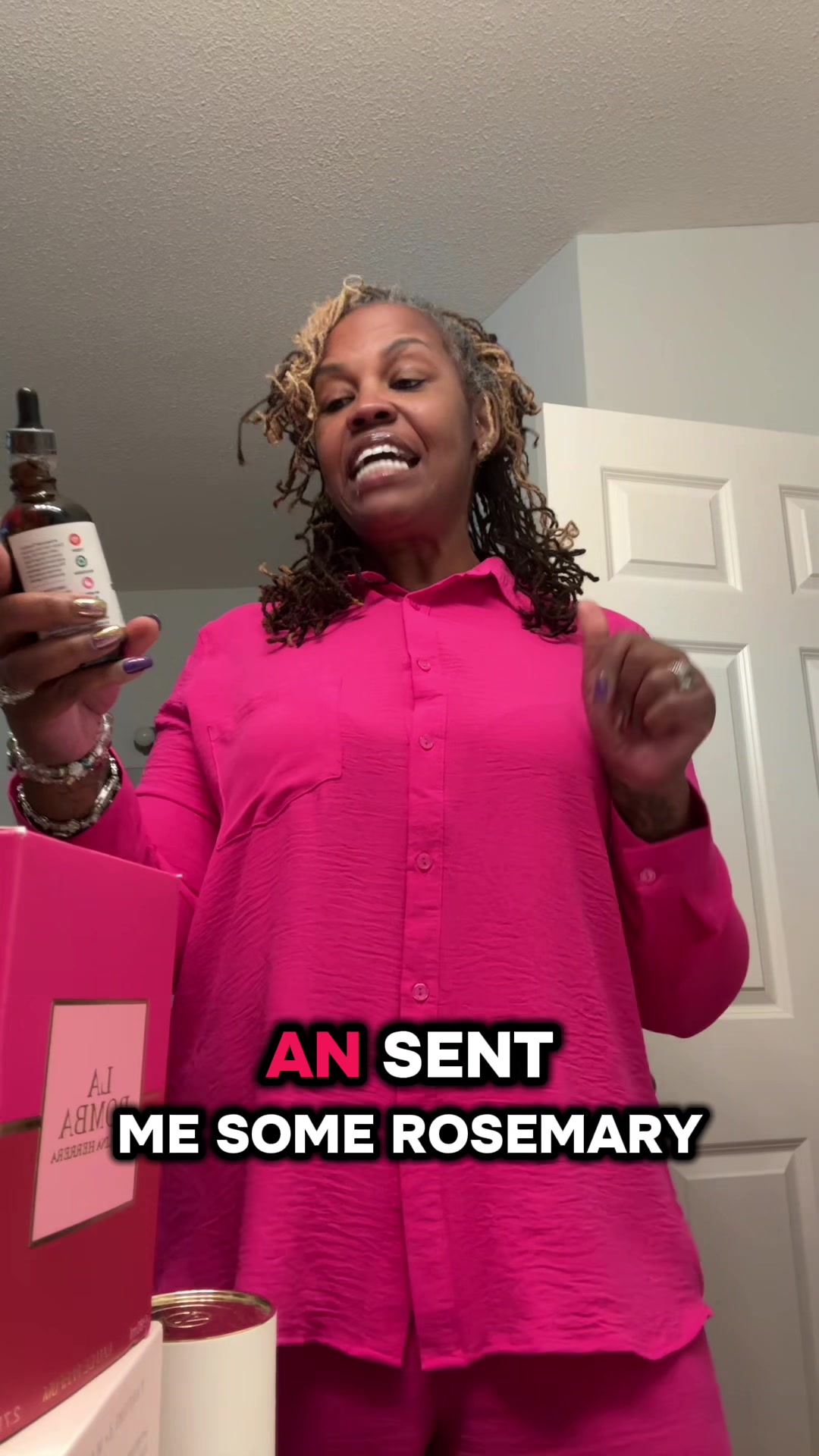TikTok post by @donnasaxton for artnaturals. Caption reads: @artnaturals #castoroilbenefit #rosemary [...].