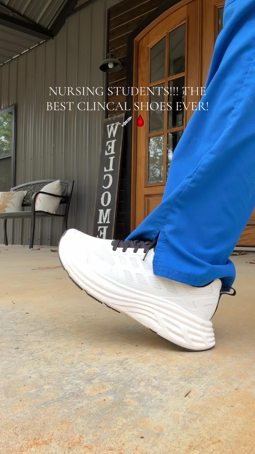 TikTok post by @jayciwramsey for Allswifit. Caption reads: [...] “H”! Wear them every clinical day!....