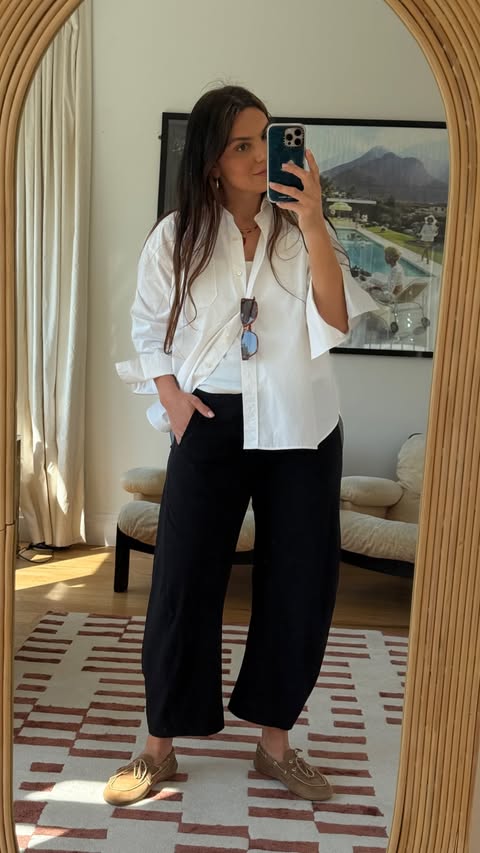 Instagram post by @claudia_berresford for Mytheresa. Caption reads: Copy this outfit if you don’t know what to wear -....