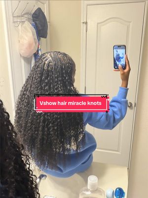 TikTok post by @xoxtamii for Vshow Hair. Caption reads: [...] Loving this pixie curly hair from @VSHOW....