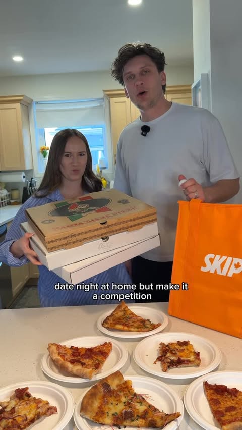 Instagram post by @wpgeats for SkipTheDishes. Caption reads: Date night but make it a competition. @skip_canada....