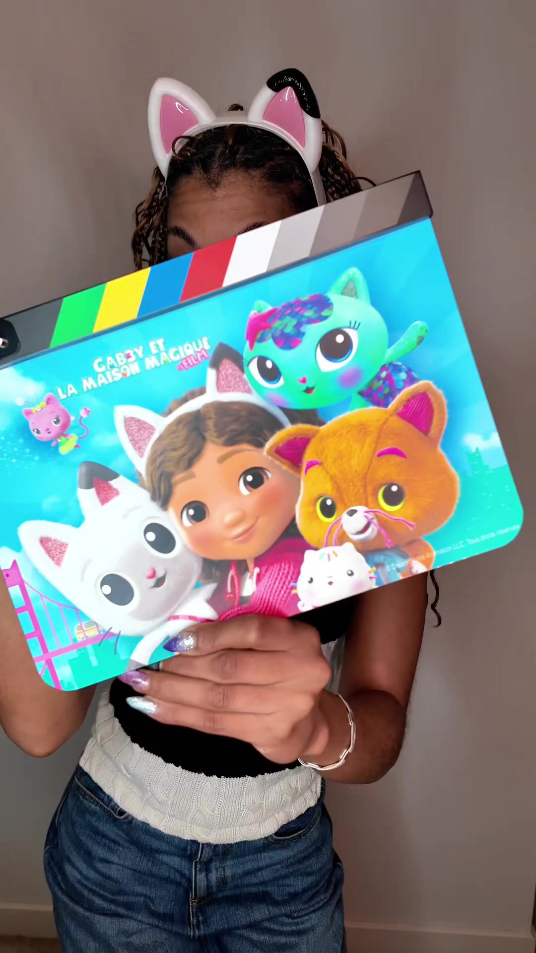 TikTok post by @marlenesasoeur for Spin Master. Caption reads: [...] #gabbysdollhouse #spinmaster #panini....