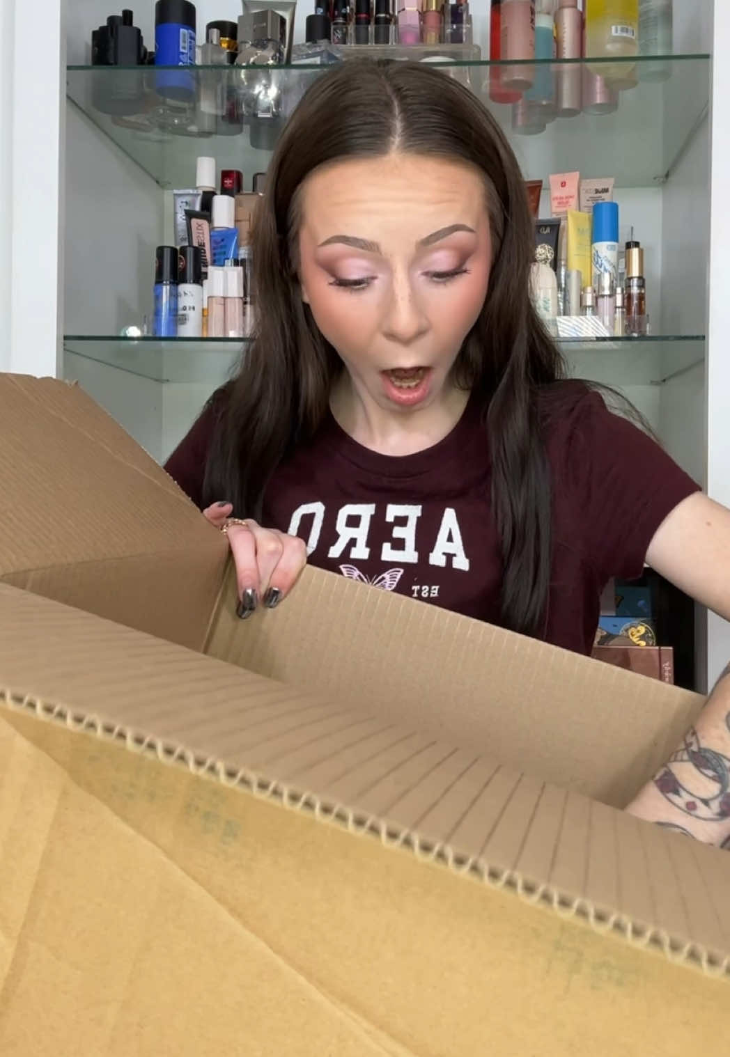 TikTok post by @itzjustbelmua for BeautyBio. Caption reads: [...] @loréal paris usa @kissproducts @beautybio....