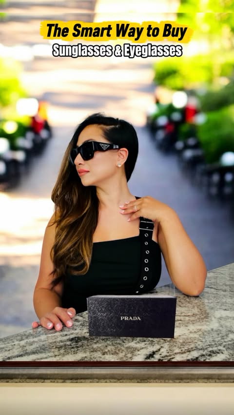 Instagram post by @mrs.myrna for SmartBuyGlasses. Caption reads: [...] Way to Buy Sunglasses & Eyeglasses....
