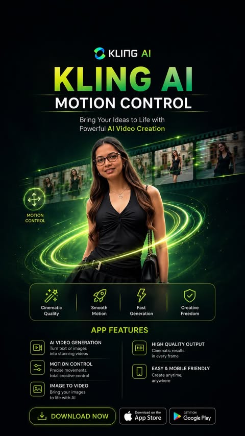 Instagram post by @shwetamalkar0 for Kling AI. Caption reads: [...] made an AI dance video in minutes 🤯✨....