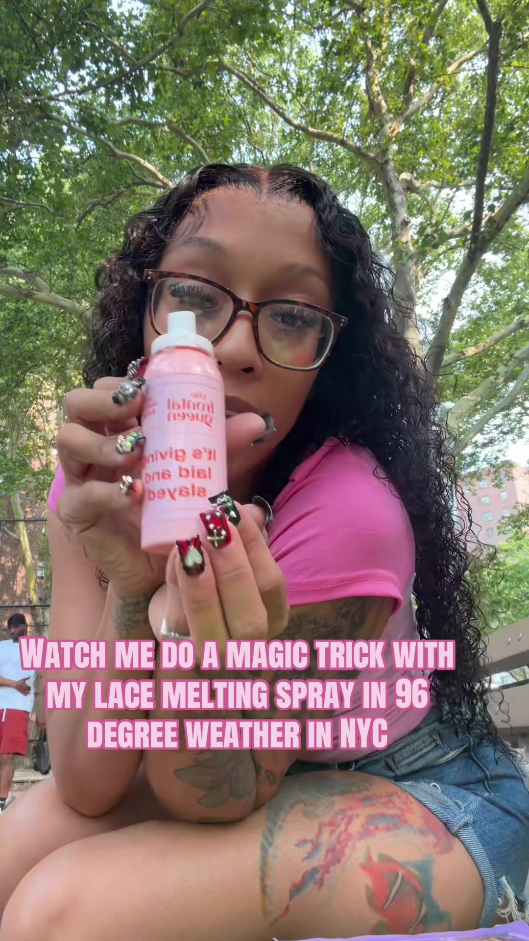 TikTok post by @honeyhunnch0 for The Frontal Queen. Caption reads: Like magic tricks @The Frontal Queen.