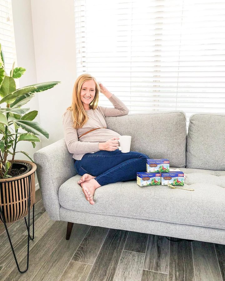 Instagram post by @lyssadawson for Celestial Seasonings. Caption reads: [...] yourself a little break. Also, Celestial....