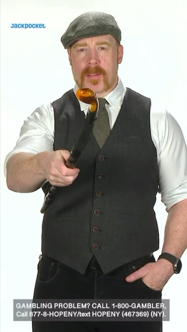 Instagram post by @wwesheamus for Jackpocket. Caption reads: Powerball’s 3rd largest prize EVER is still up for....