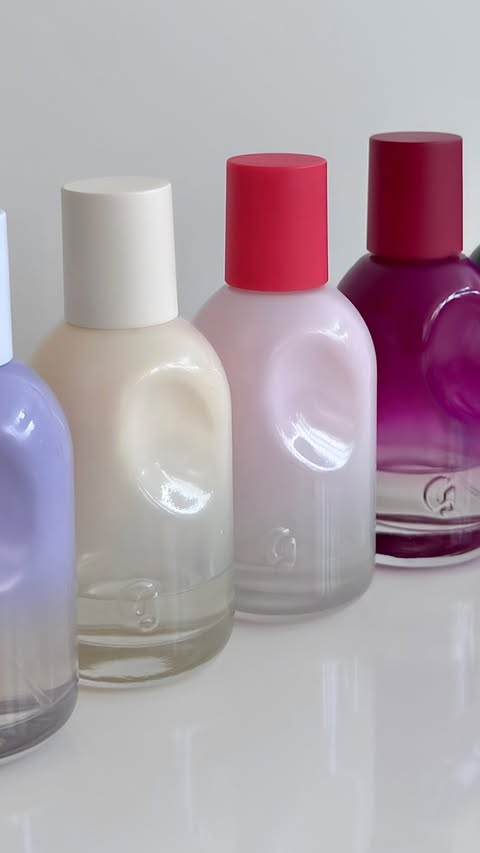 Instagram post by @first.gloss for Glossier. Caption reads: Love the Glossier You collection? 🤍✨ Soie is....