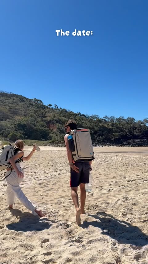 Instagram post by @finn_noosa for Bagsmart. Caption reads: [...] my solo lap of Australia. Big thanks to....