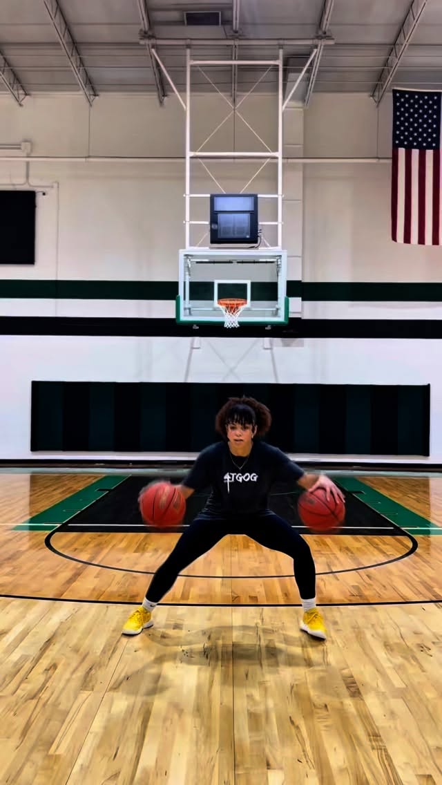 Instagram post by @bigbank_juli for Rigorer. Caption reads: Heat💛 @rigorer.basketball.