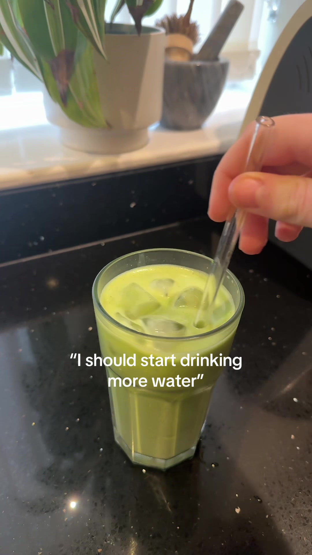 TikTok post by @ana_4b for PerfectTed. Caption reads: [...] try to🫣 #matcha #vanilla #icedmatcha....