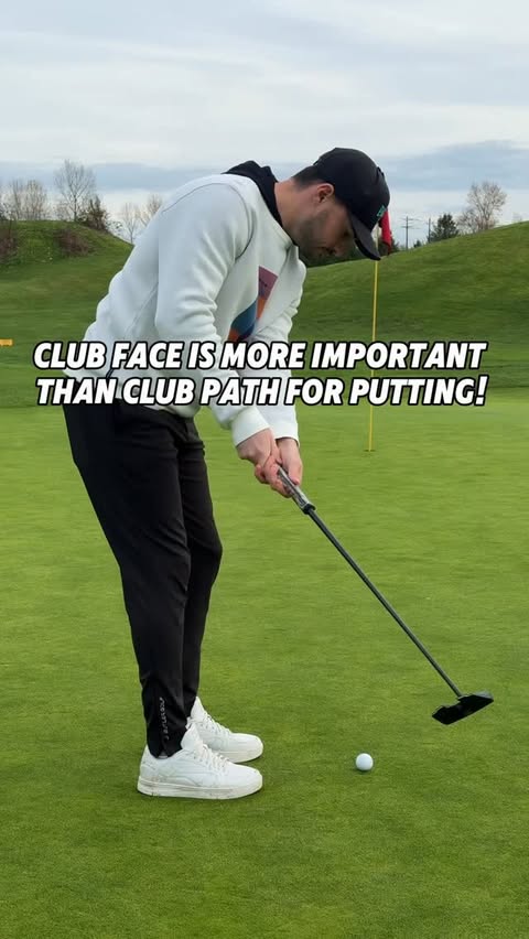Instagram post by @michaelcaan for VICE GOLF. Caption reads: I’m not saying club path doesn’t matter.. I’m just....