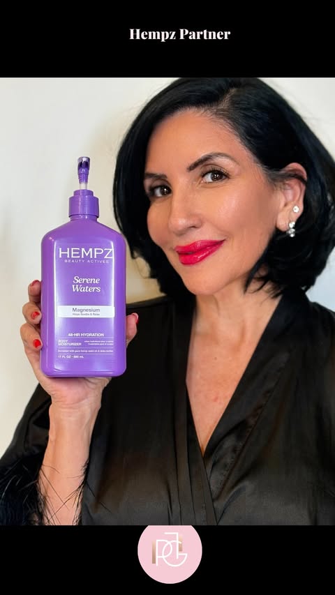 Instagram post by @joplacencio for Hempz. Caption reads: [...] products is finally at Target. 🤍 The Hempz....
