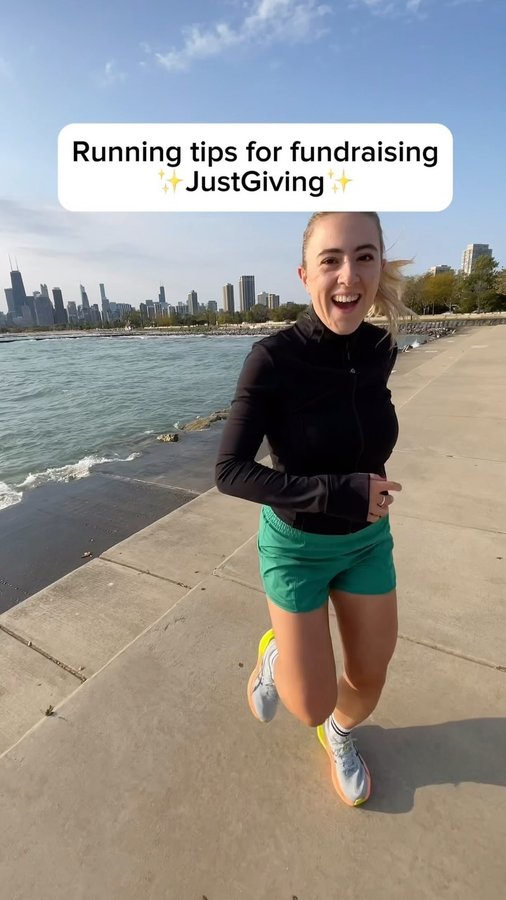 Instagram post by @lucyanness for JustGiving. Caption reads: [...] 5k? Why not raise money for charity?....